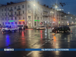 ДТП со скорой в Витебске: пострадала пенсионерка